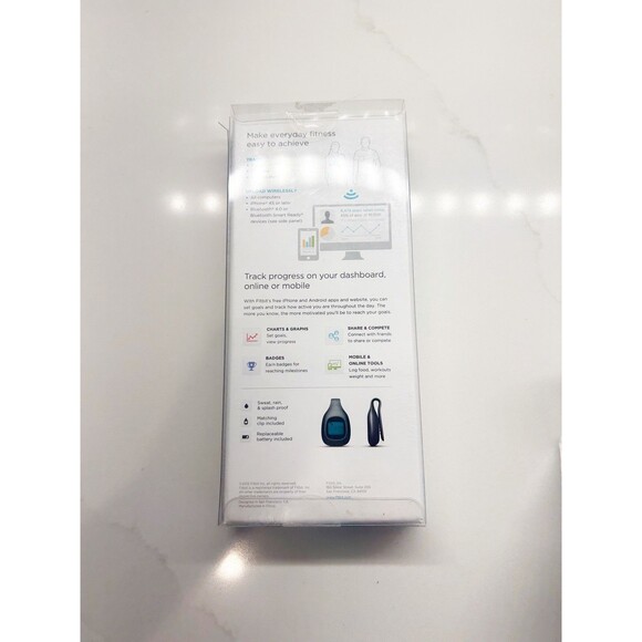 FITBIT ZIP WIRELESS ACTIVITY TRACKER FB301C - BLACK - BRAND NEW - Picture 2 of 6